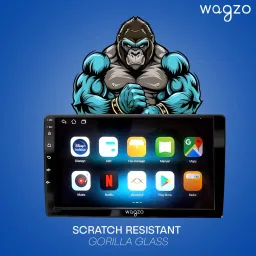 wagzo 9 Inch Car Android Player TS7,1GB+16GB,4thGen,4 Core,IPS Display With Led Camera Car Stereo image 3