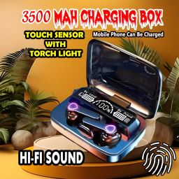 crecro M19 bluetooth earbuds headset wireless earphone 5.3 LED Display M10 Q13 Smart Headphones-image-121