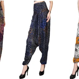 narnari Printed Rayon Women Harem Pants-picture-41