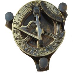 Antique 2.5" Inch Sundial Compass Great Antique Gift Item Compass-picture-17