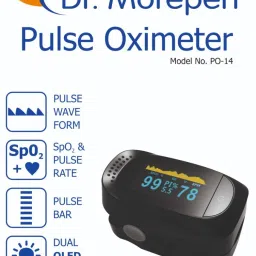 Dr. Morepen PO-14 WITH OLED 6 MODES DISPLAY FINGERTIP Pulse Oximeter image 2