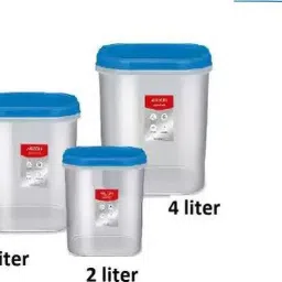 Plastic Grocery Container - 2000, 3000 ml, 4000 ml-1