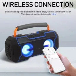 Stilvoll Wireless 1800mAh Battery 20 Hours Playing Bluetooth Speaker /Loud Speaker 5 W Bluetooth Party Speaker image 3
