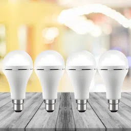 Emergency 15W Inverter LED Bulb with 1200mAh Rechargeable Battery Pack of 4 L353 4 hrs Bulb Emergency Light-image-90