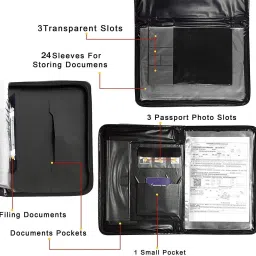 verat PU Leather File Folder Bag image 2
