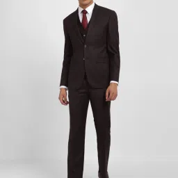 Men Regular Solid Suit-23