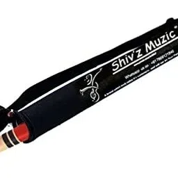 shiv'z muzic Flute, F Sharp BASE (With F Sharp Medium), 27 inches with Written Manual & Bag Bamboo Flute image 2