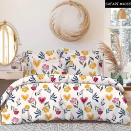 170 TC Cotton Double Printed Flat Bedsheet-image-56