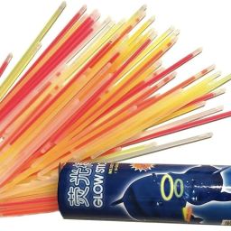 Handicraft Glow In The Dark Neon Bands - 100 Pcs Glowing Stick With Connectors Party Glow Ornament-picture-17