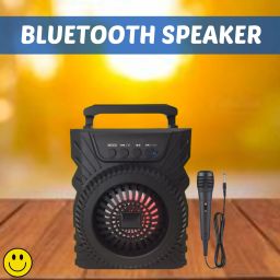 Clairbell 301(PORTABLE WIRELESS BLUETOOTH SPEAKER) Crystal Clear SoundWith Karaoke MicE399 5 W Bluetooth Laptop/Desktop Speaker-image-80