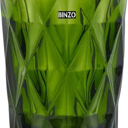 (Pack of 6) Color Water Glasses, Green Colored Glassware, Drinking Tumbler Glass for Juice Glass Set Water/Juice Glass-image-1