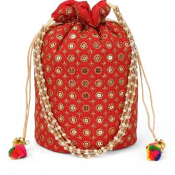 Women Red Potli-image-65