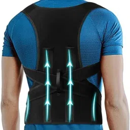 Posture Corrector With Adjustable Straps, Improve Hunchback - Unisex Back / Lumbar Support-28