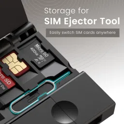 Portronics Mport 30 Plus, microSD & SD Card Reader, USB & Type-C Plugs with Storage Case, Card Reader image 4