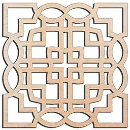 Set of 1 Wall Art Decor Panels, Geometric Wood Wall Art, Bathroom Decor Wooden Cut-outs-33