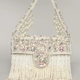 nahhar fashion Women White Messenger Bag-picture-1