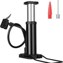 Small Mini Travelling Foot Cycle Pump with Air Pressure Meter Gauge Drive Bicycle Pump-18