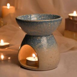 tayhaa Soothing Dual Shade White Ceramic Oil Diffuser-picture-7
