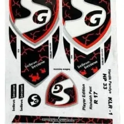 sg red r-01 cricket bat sticker new edition Bat Sticker-picture-25