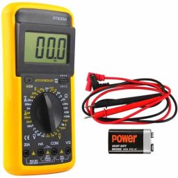 New Arrival with Auto Power Shut down DT9205A Digital Multimeter DT-9205A Extra Large Screen LCD Display with Full Range Automatic Protection Multimeter Ammeter Ohmmeter Resistance Capacitance Meter Digital Voltage Tester-10