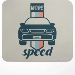 LASTWAVE more speed, Design Printed Mouse Pad for Computer, PC, Laptop, Gaming, Travel Non Slip Base Mousepad-image-4