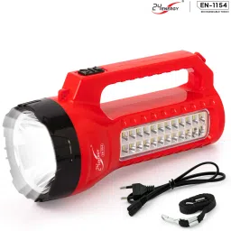 100w Flashlight Torch with Side light Emergency Rechargeable Table Lamp EN-1194 Torch-9
