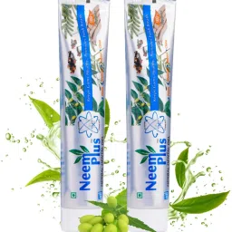 Neem Plus Herbal Dental Gel Strengthens Teeth & Gums Fresh Breath Toothpaste-1