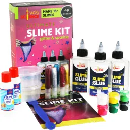 Ultimate Slime Making Kit for Kids - Glitter and Sparkle. Make 15+ Slimes. Age 4 years and Above (Multicolour)-19