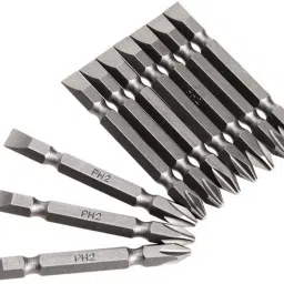 SB01 Screwdriver Bits 10 Pcs Screwdriver PH2 Bit Set Plus Minus (+)(-) Screwdriver Bit Set-10