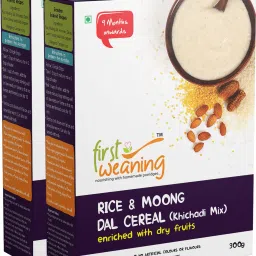 Rice & Moong dal Cereal, Pack of 2, enriched with dry fruits, Khichadi mix, 300g each Cereal-image-7