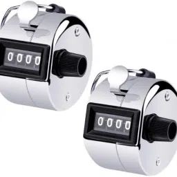 2pc Metal Handheld Tally Counter 4-Digit Analog Tally Counter-18