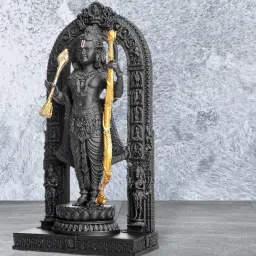 Shree Ram Lalla Murti in ayodhya mandir Ramlalla Temple Idol for Pooja Decorative Showpiece - 8 cm-image-59