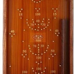 Wooden Crafted Tabletop Pinball Game Size (14" X 8" X 3") Inch Educational Board Games-picture-10