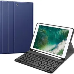 Proelite Keyboard case Cover for iPad 2018 (6th,5th) Gen iPad Pro 9.7 with Pencil Holder Bluetooth Standard Tablet Keyboard Compatible with Desktop, Laptop, Mac-7