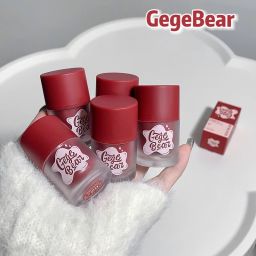 Gege Bear Velvet Matte Lip Mud Long Lasting Korean Cute Lip Gloss Tint-19
