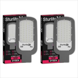 Dysen 50W LED Street Light - (Pack of 2) (L-G-0191-50W) Flood Light Outdoor Lamp-16