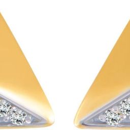 PC Chandra Jewellers Yellow Gold 14kt Stud Earring-image-18