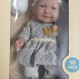 Sleep Babies 10 Inch Realistic Baby Doll Toy with Feeding Bottle-45