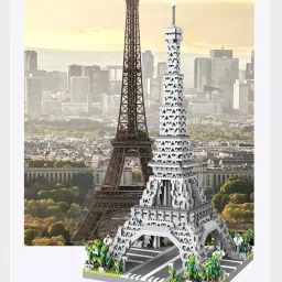 dherik tradworld Building Blocks Architecture Eiffel Tower Micro Mini Block Set image 2