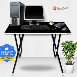 Workstation Foldable Engineered Wood Computer Desk-23