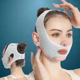 Facial Slimming Belt, Double Chin Reducer Reusable V-Shape Face Mask (5)Face Shaping Mask-1