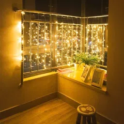 sameer enterprises 30 LEDs 13 m Gold Color Changing, Flickering, Steady String Rice Lights image 4