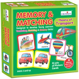 Memory & Matching - Means of Transport Educational Game for Kids Ages 3 & Up-1