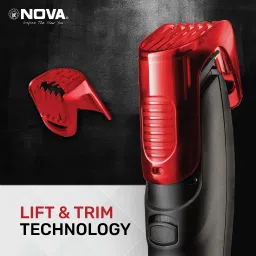 NOVA 1072 Fast Charge Titanium Coated USB Trimmer 45 minRuntime 9 Length Settings image 4