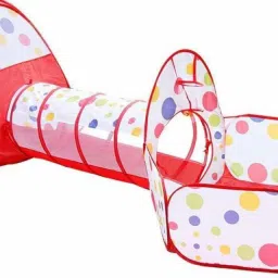 jayaansh traders 3 in 1 Rainbow Ball pool Tunnel With 20 Multi colour Balls… image 4