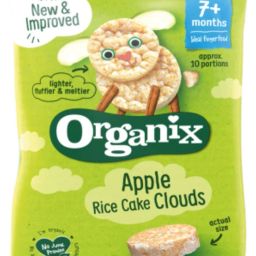 Organix Finger Foods - Apple Rice Cakes Clouds Baby Snacks 50 g-70
