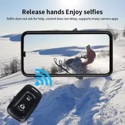 BUFONA New Bluetooth Remote Controller Shutter Button for Selfie Stick For Click SelfieCamera Remote Control image 4