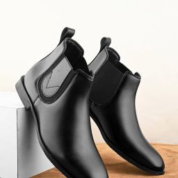 Roaster Men Black Chelsea Boots Boots For Men-image-95