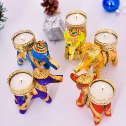 Elephant Candle for Diwali Decoration Candle Candle-image-34
