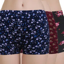 Pack of 3 Women Boy Short Multicolor Panty-image-12